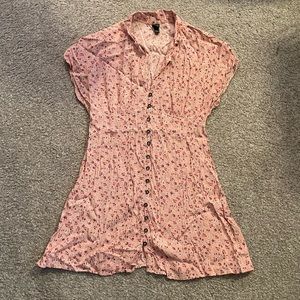 Floral Button Down Dress